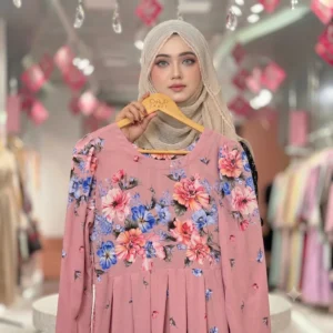 প্রিমিয়াম গাউন পিংক কালার